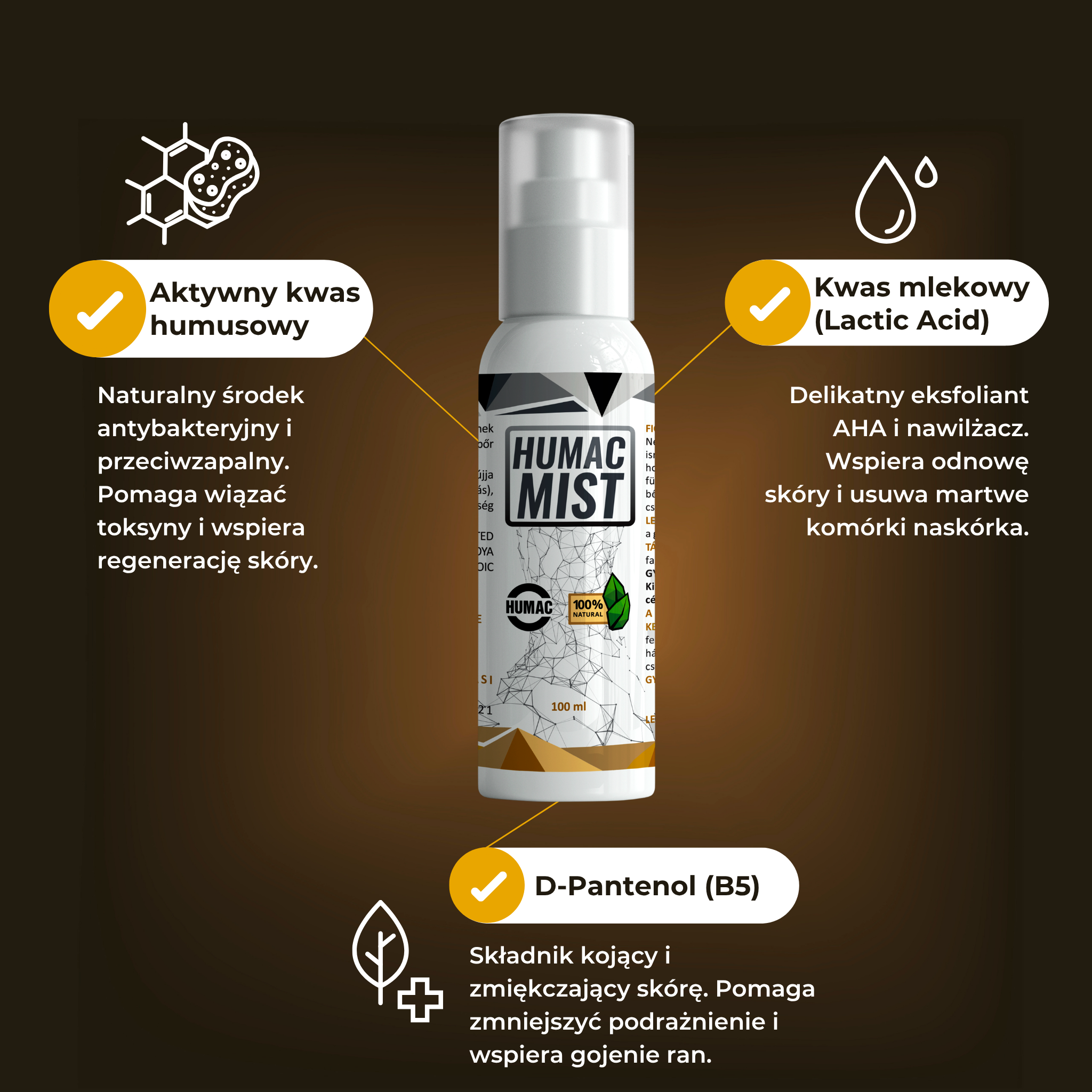 HUMAC® MIST wtrysk 100ml